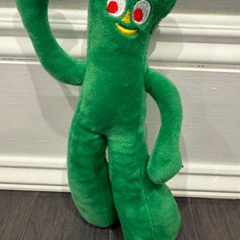 Gumby Green Plush Dog Pet Toy - Picture 3 of 5